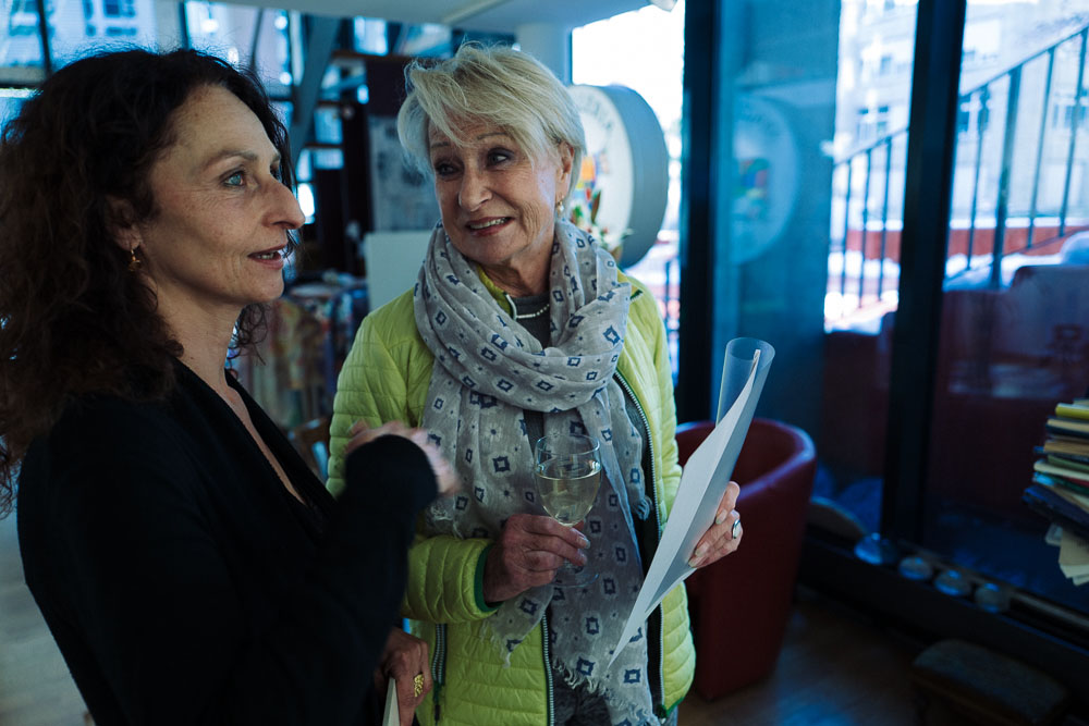 Ausstellung François Bonjour / Giulia Fonti, Vernissage. Foto: Bernhard Ehrminger