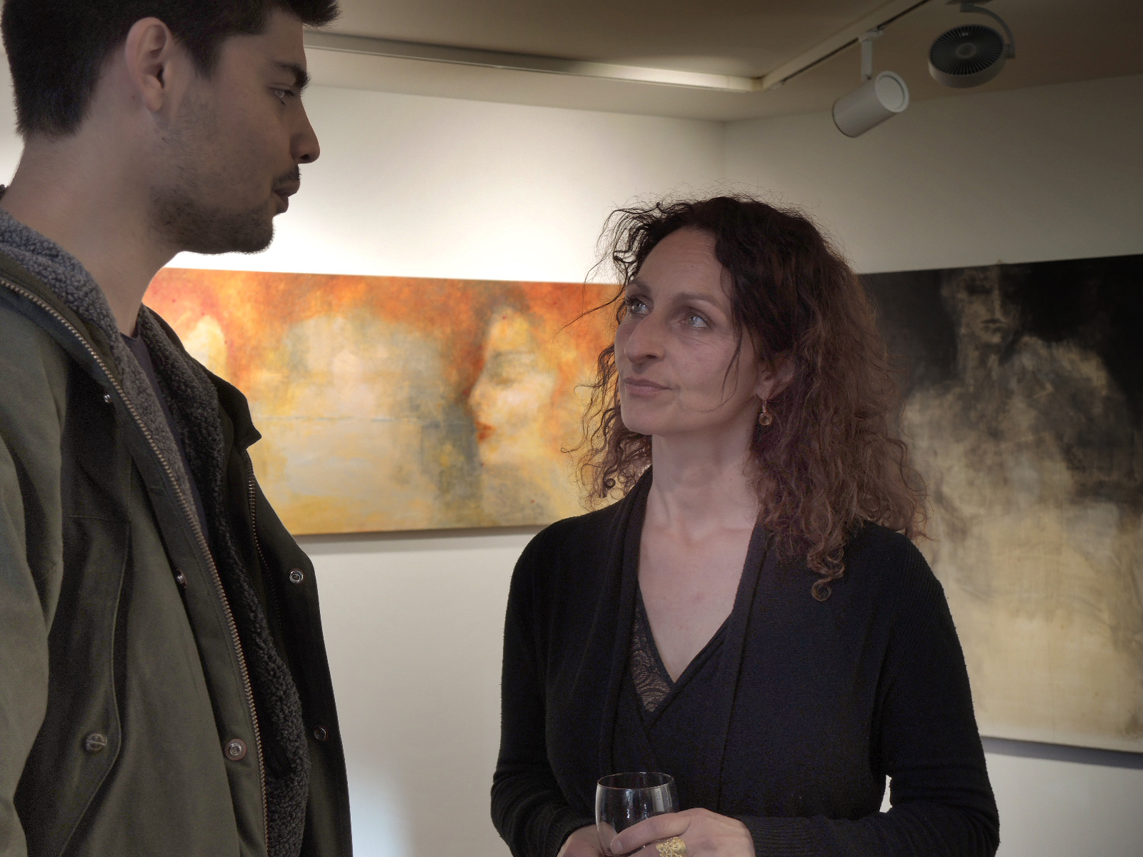 Ausstellung François Bonjour / Giulia Fonti, Vernissage.
