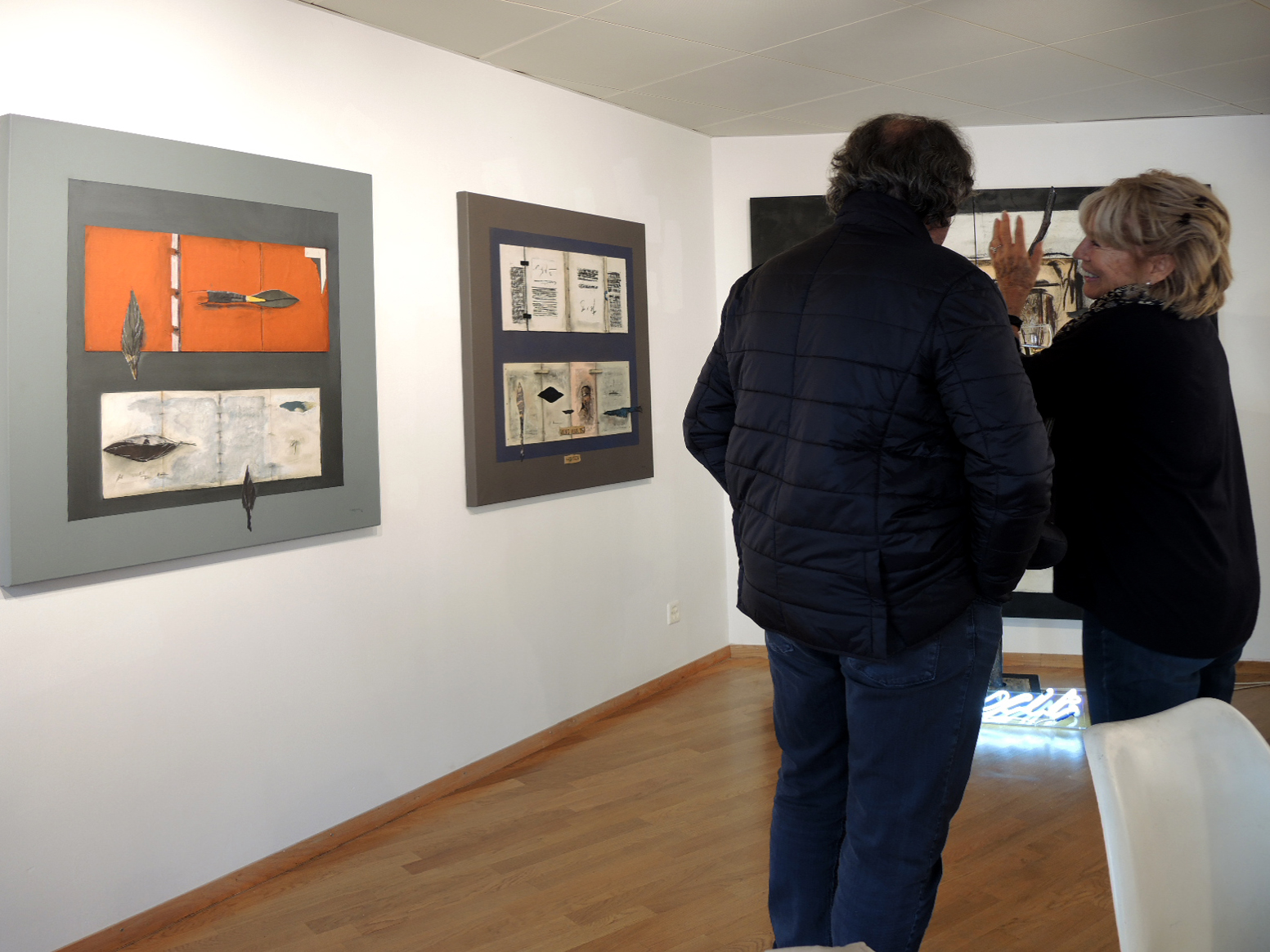 Ausstellung François Bonjour / Giulia Fonti, Vernissage.