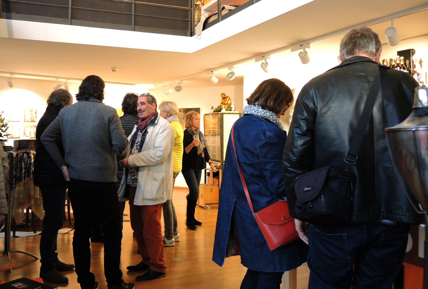 Ausstellung François Bonjour / Giulia Fonti, Vernissage.